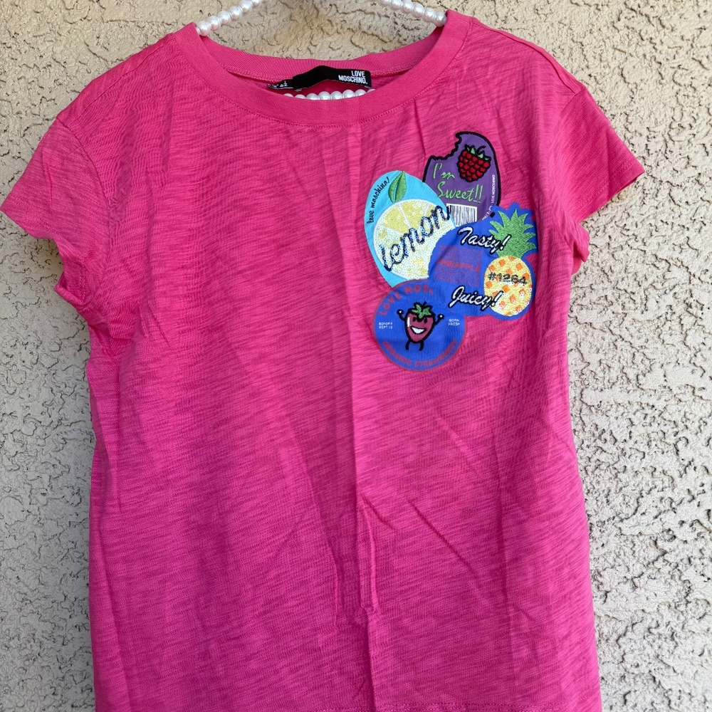 Love Moschino pink t-shirt Size Small